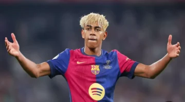 هدف يامال الثامن.. موهبة برشلونة يزلزل شباك أوفيدو ويقترب من رقم قياسي جديد